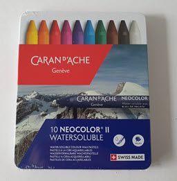 Schachtel mit 10 Farben / Neocolor 2